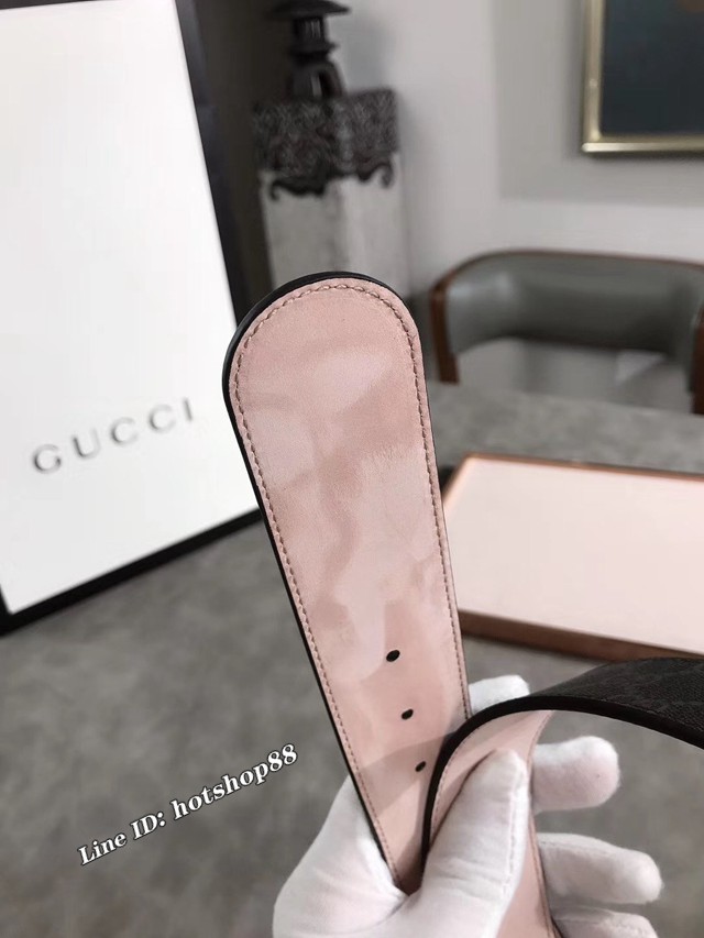 Gucci經典皮帶 古奇雙G腰帶  jjp1860